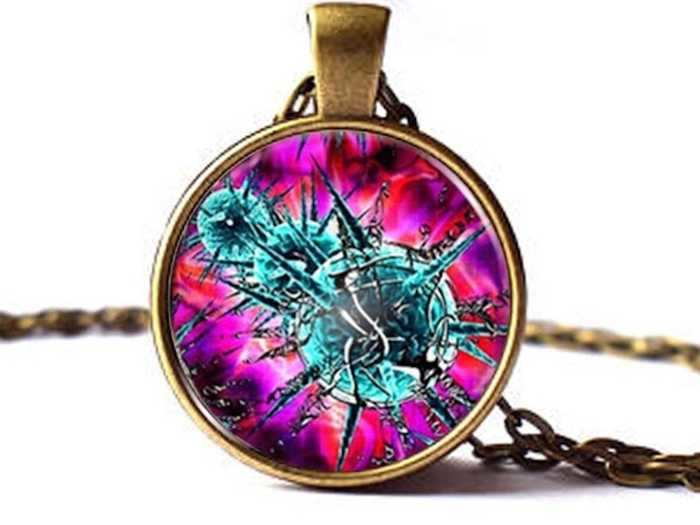 A "virus necklace pendant" for £2.67 ($3.35).