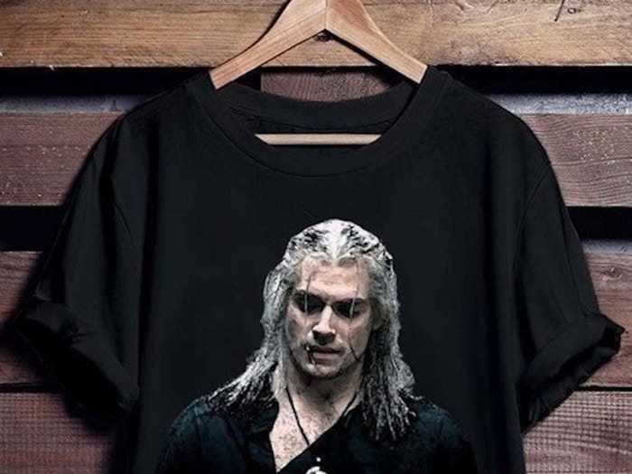 A horny (?) "The Witcher" tee for £13 ($16.30).