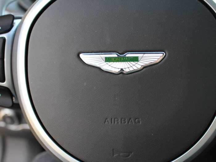 The Aston badge is perhaps the best-designed in the automotive world. In my book, it