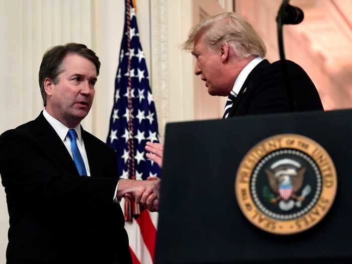 Trump successfully saw Justice Brett Kavanaugh confirmed the Supreme Court despite the controversy surrounding his appointment and a heated confirmation hearing in the Senate. The president ushered in two conservative justices, the other being Neil Gorsuch.