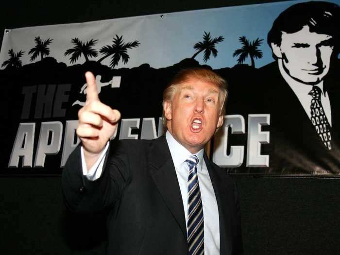 His reality TV show "The Apprentice" made Trump a household name. Everyone knew him for his classic catchphrase, "You