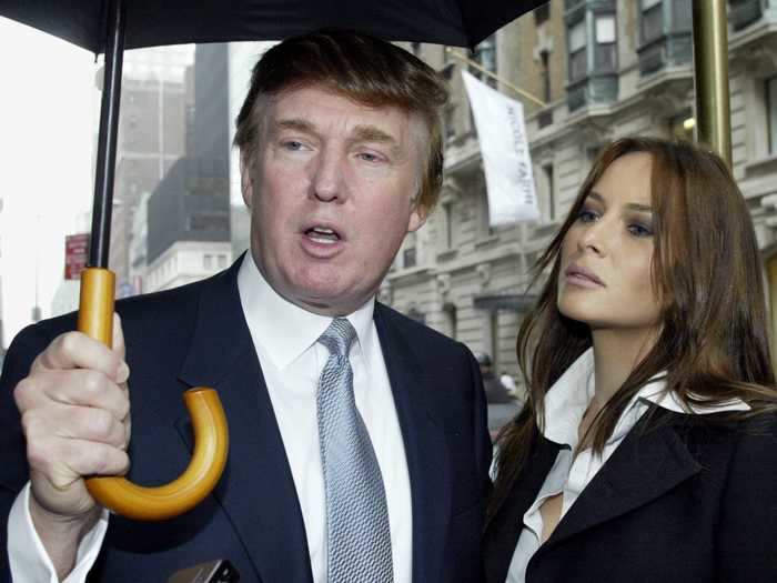 In 2005, Donald Trump married fashion designer and model Melania Trump.