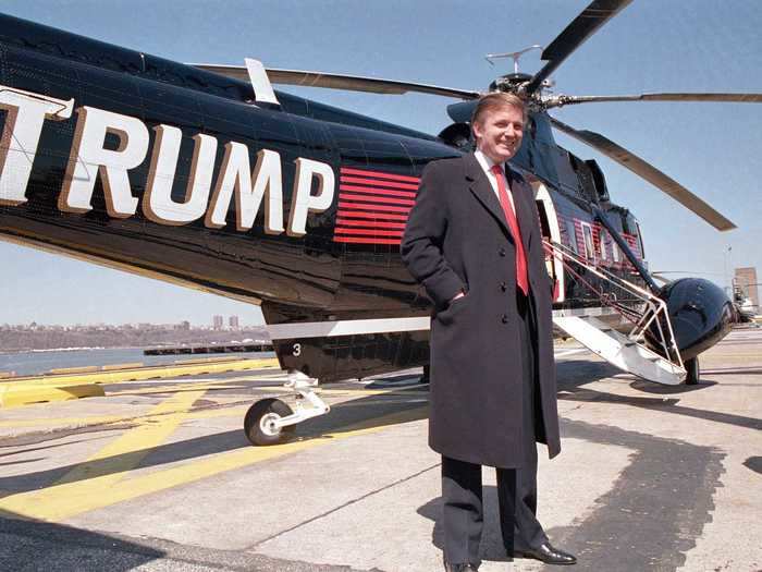 Trump owns a fleet of luxury helicopters, and a private plane that was often a backdrop at his 2016 presidential campaign events.