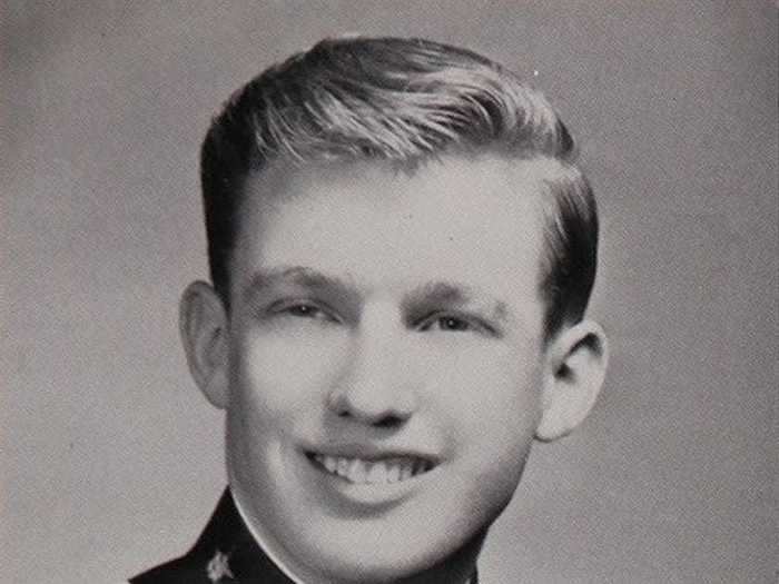 As a teen, the president was enrolled at the New York Military Academy where he briefly served as a captain during his senior year.