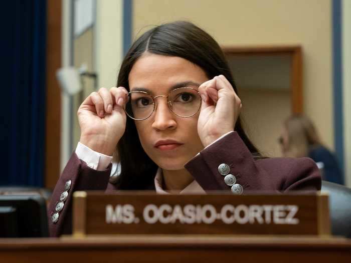 Rep. Alexandria Ocasio-Cortez of New York has joined protesters