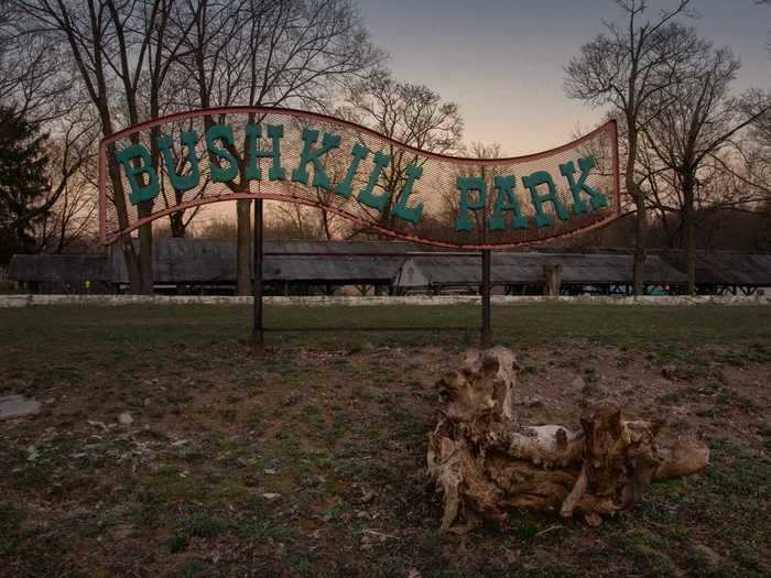 Bushkill Park in Philadelphia, Pennsylvania, is yet another park that fell victim to flooding.