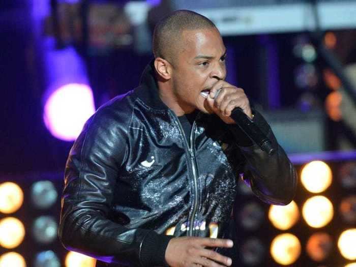 T.I. talked a suicidal man down from the ledge.