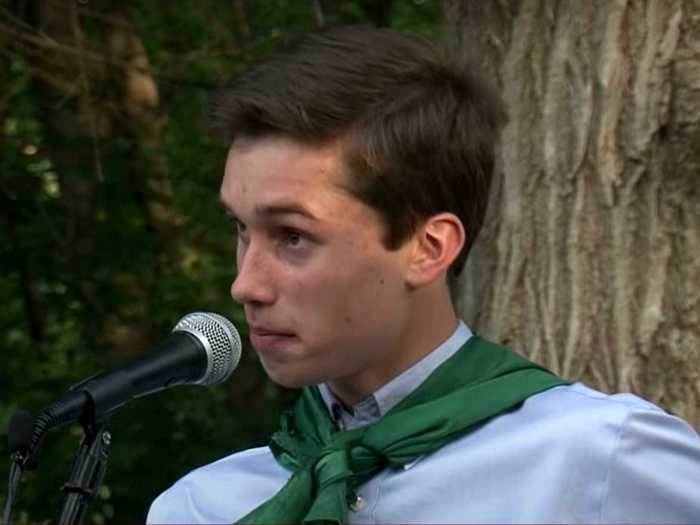 Evan Young had plans to come out during his valedictorian graduation speech. His school wouldn