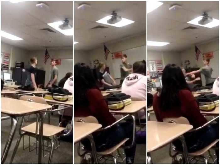 Jordan Steffy, a gay teen, was caught on video standing up to his bully, and the internet called him a hero.