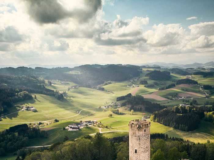 "Old castle ruins in Upper Austria" by Michael Harding