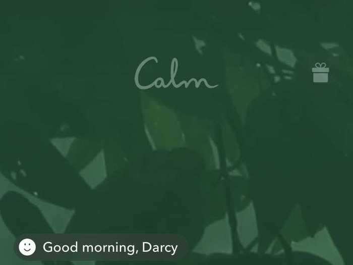 However, the moment I open the Calm app, I feel a wave of relaxation.