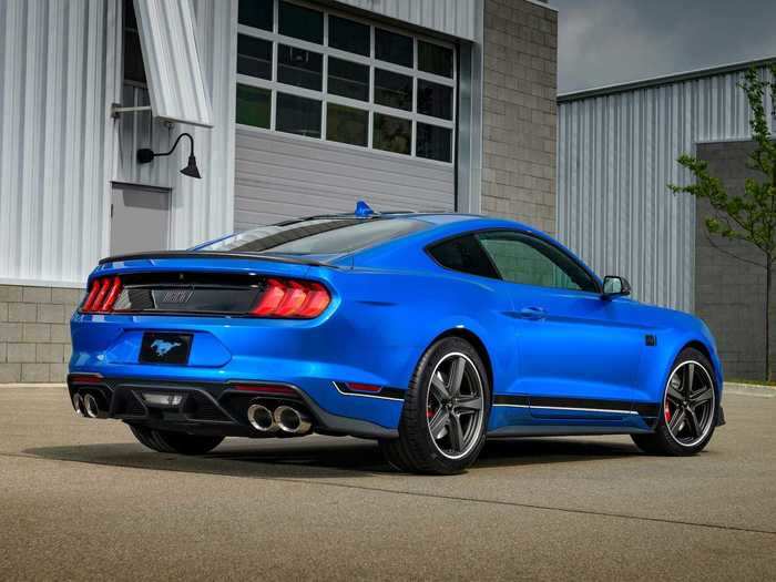 It uses Ford’s 5.0-liter Coyote engine that’s found in the Mustang GT and Bullitt.