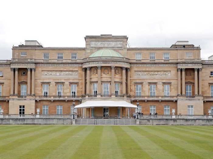 The Buckingham Palace gardens, used by the Queen to host official garden parties every summer, are slightly bigger than most people