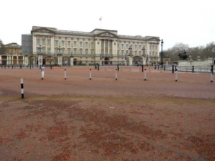 Buckingham Palace is the Queen