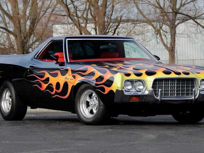 A restored 1972 Ford Ranchero is also crossing the block ...