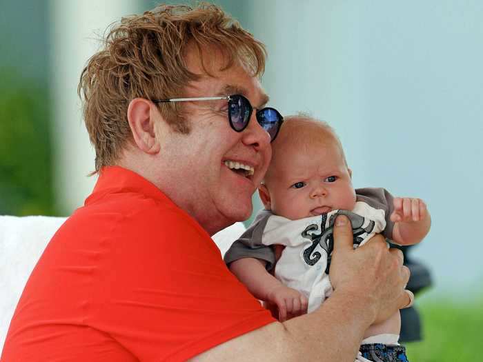 Elton John bought his son Zachary a £1.3 million apartment adjoining to the singer