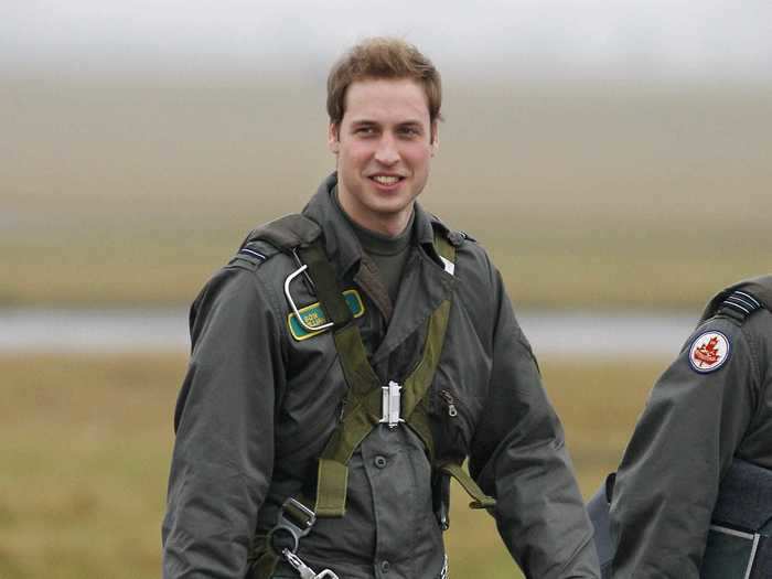 Despite training with other sects of the British armed forces, Prince William spent the majority of his military career as a pilot with the Royal Air Force Search and Rescue Force.