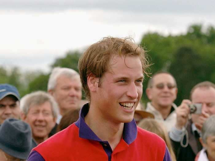 Prince William was spotted looking sporty at Cirencester Park Polo Club on June 5, 2005.