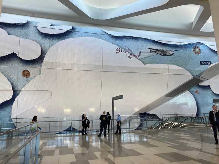 11. Artwork: Public works art is one of the highlights of the terminal and is featured in nearly every space.