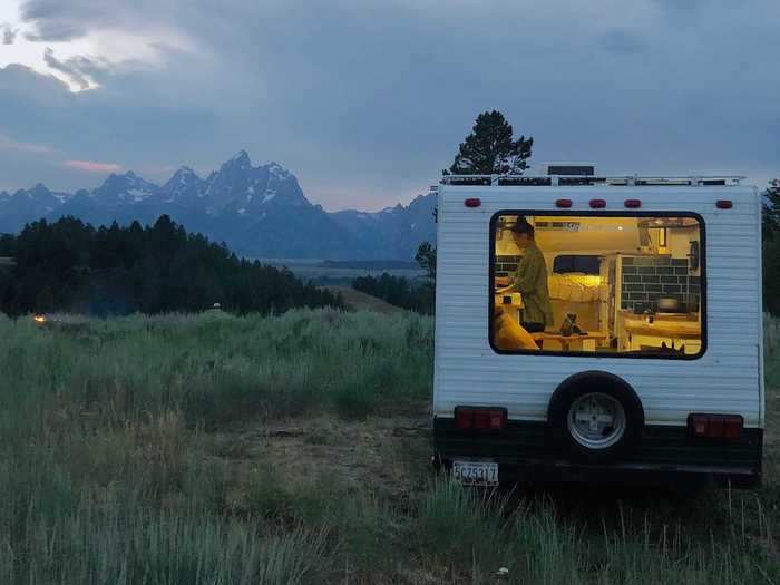 Traveling is by far their favorite aspect of living in the RV.