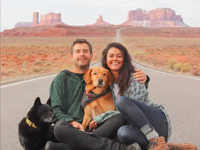 After living in Colorado for a while, the couple decided they wanted to live a nomadic lifestyle.