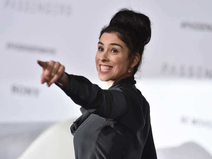 Sarah Silverman left New York University to work at comedy clubs.