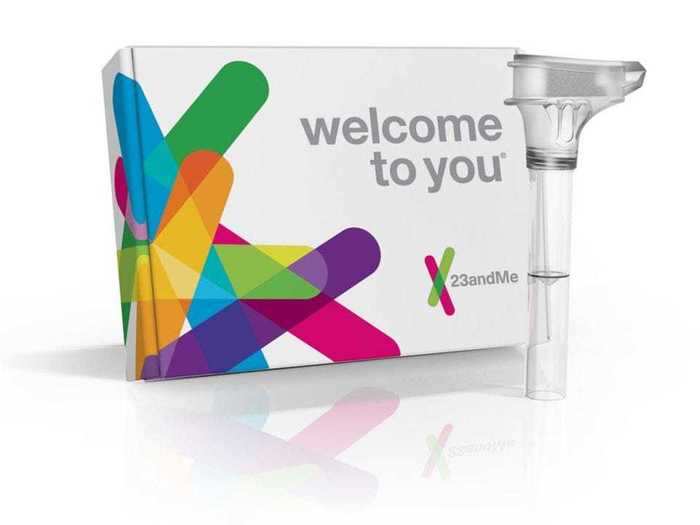 A health and ancestry genetic test kit