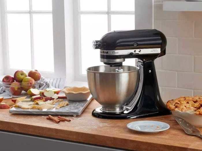 The classic KitchenAid stand mixer