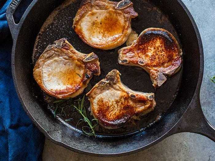 A versatile cast iron pan