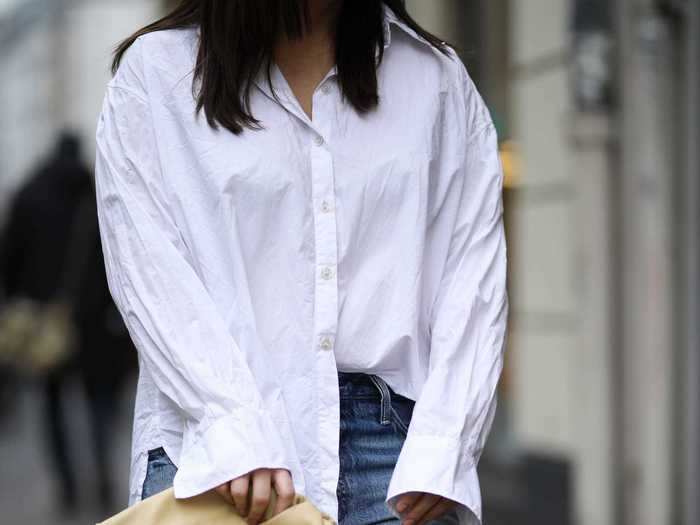 Crisp button-up shirts can be worn in so many different ways.