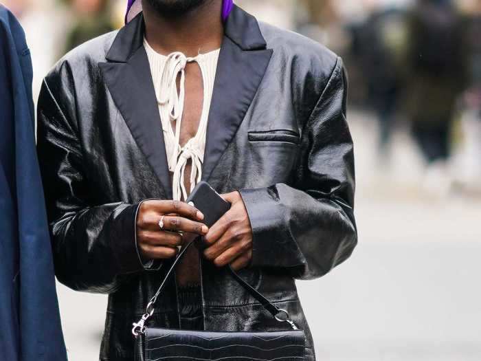 Baguette bags are the new version of the tiny purses that were all over the red carpet last year.