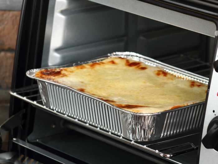 Disposable pans are perfect for potlucks and large gatherings.