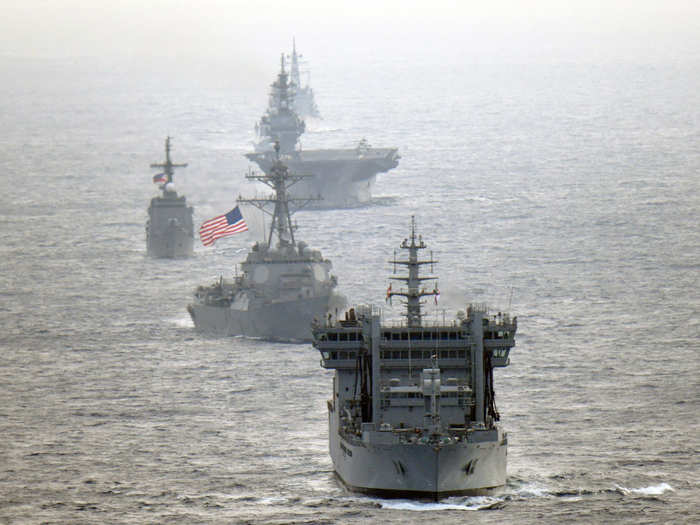 The US and Chinese maritime forces came within 100 meters of each other in the South China Sea.