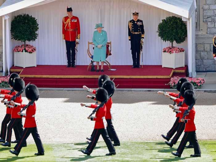 The Queen, at the age of 94, is yet to return to in-person duties. Her first appearance in public was last weekend, at her socially distanced birthday parade.