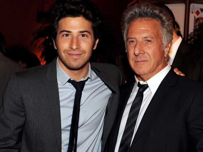 Dustin Hoffman plays the grandfather to his real life son Jake in 2010