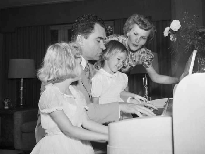 Richard Nixon and his wife, Pat, had two daughters: Julie and Tricia.