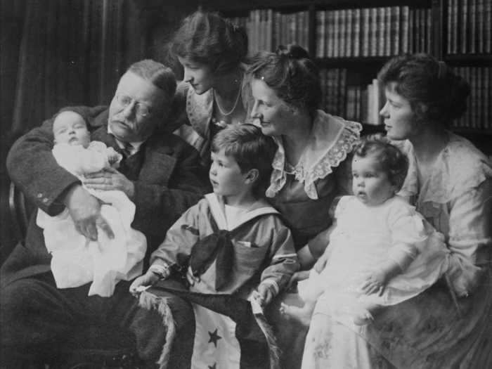 Theodore Roosevelt had six children: Theodore, Alice, Kermit, Quentin, Archibald, and Ethel.