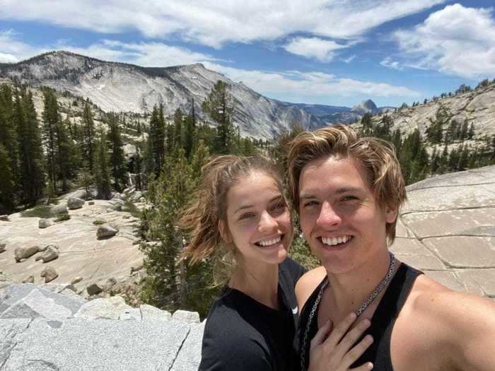 June 17, 2020, Sprouse wished Palvin a happy two-year anniversary on social media.