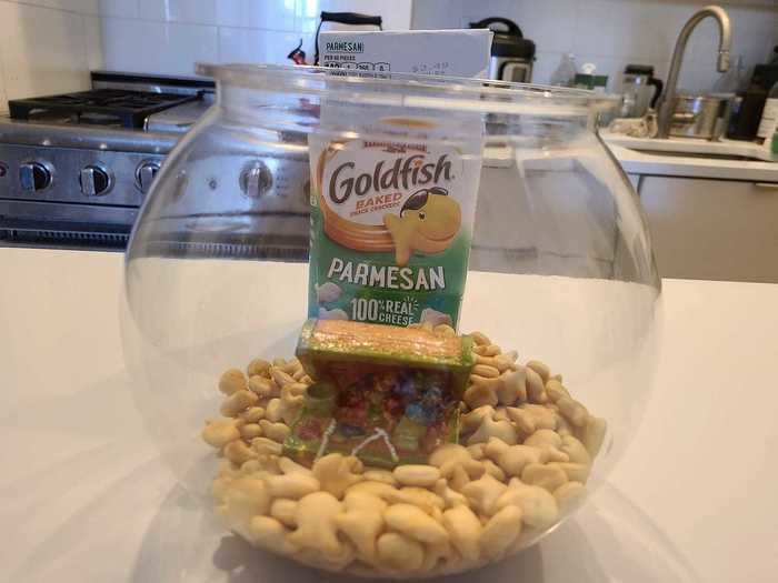 I expect parmesan Goldfish to be good, but underwhelming.