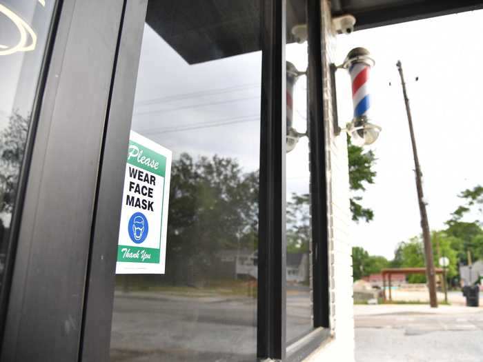 The salon is allowing walk-ins, which increases the number of customers in the store at one time.