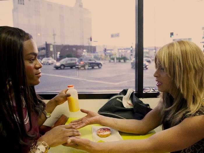 The 2015 comedy "Tangerine" centers on a trans sex worker who sets out to get revenge on her ex-lover.