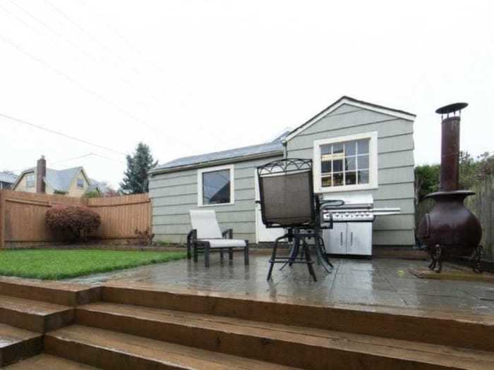 When Zandonella-Stannard and her husband bought the home, they tore down the tool shed in their backyard.