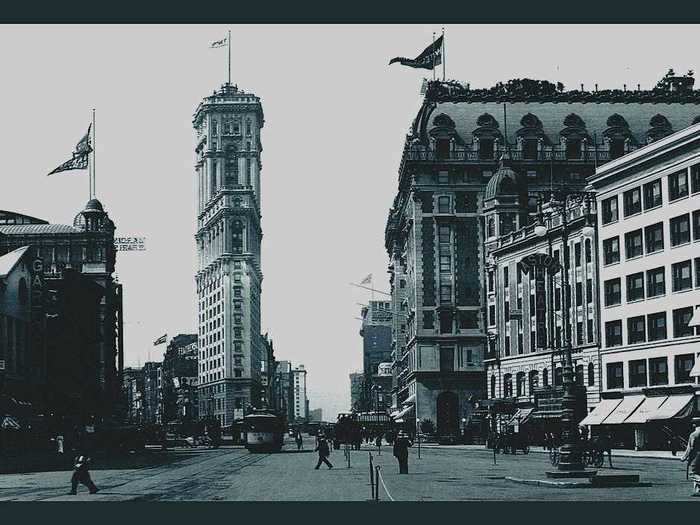 THEN: Formerly known as Longacre Square, Times Square changed its name when The New York Times built a fancy new building on the block in 1904, according to Times Square