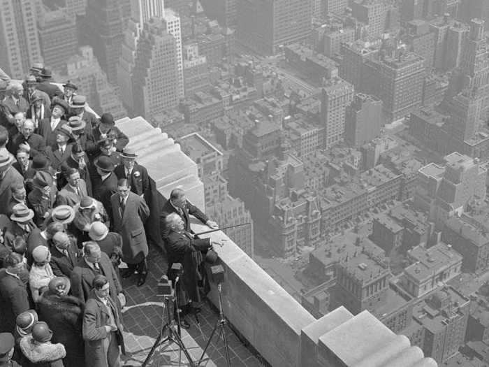 THEN: When the Empire State Building in New York City was dedicated on May 1, 1931, it was the world