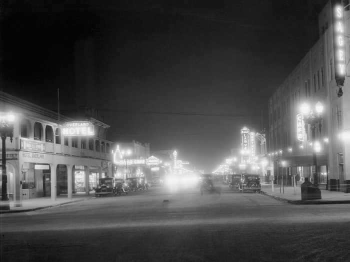 THEN: Las Vegas was founded in 1905, as the City of Las Vegas notes, but Sin City as we know it really came to be in 1931, when gambling was legalized, according to History.com.