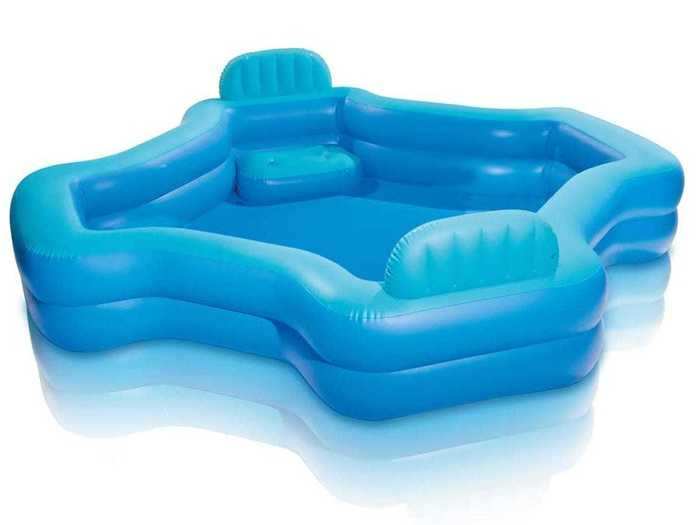 Intex inflatable 2-Seat swim center family lounge pool