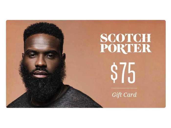 A gift card to get all of his grooming needs