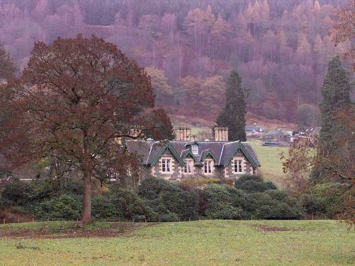 In Scotland, Rowling also owns a 162-acre, $2.5 million Perthshire estate. It has a library, seven bedrooms, drawing room, swimming pool covered with copper domes, and 24/7 security guards.