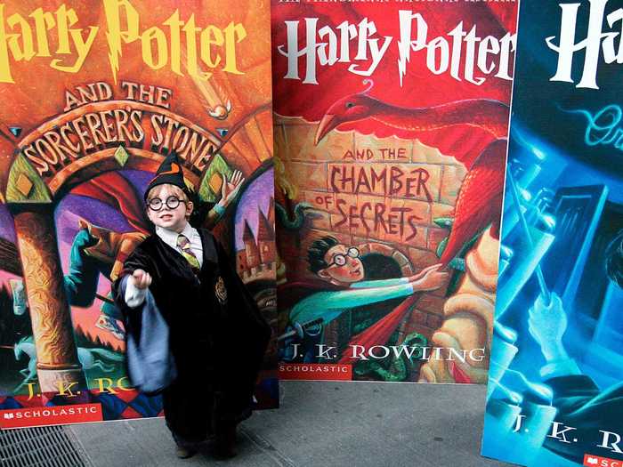 In the US, Rowling sold the book to Scholastic for more than $100,000 — an unprecedented amount at the time. She then bought her own apartment.