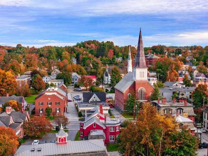 Montpelier, Vermont, is known for its charming architecture.